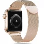 TECH-PROTECT Milanese Loop Armband für Apple Watch 4 / 5 / 6 / 7 / 8 / 9 / SE (38 / 40 / 41 mm) Gold