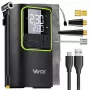 VAYOX VA0409 Wiederaufladbare Luftpumpe 4000mAh Zylinder 19mm Digitaler Reifenfüller