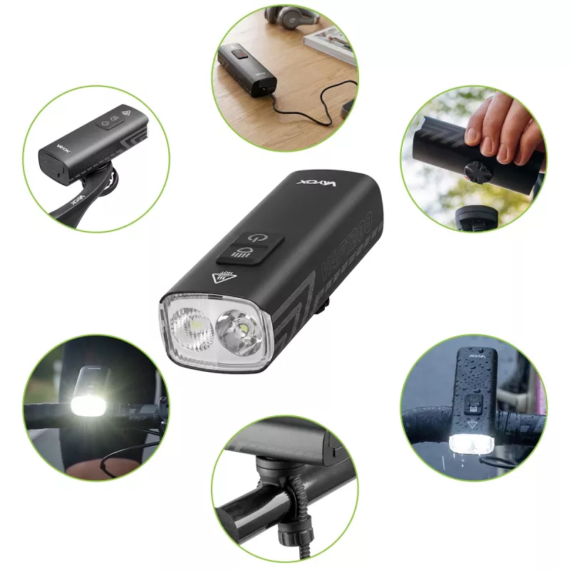 Vayox VAF1200 Frontfahrradlicht 2500mAh 1200lm IPX6