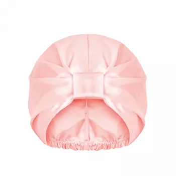 GLOV Satin Hair Bonnet für lockiges und gestyltes Haar - Anti-Frizz, Reibungsreduzierung, Pink