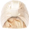 GLOV Satin Hair Bonnet für lockiges und gestyltes Haar - Anti-Frizz, Champagner