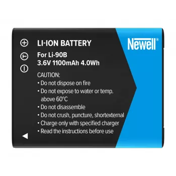 Newell Ersatzakku LI-90B für Olympus