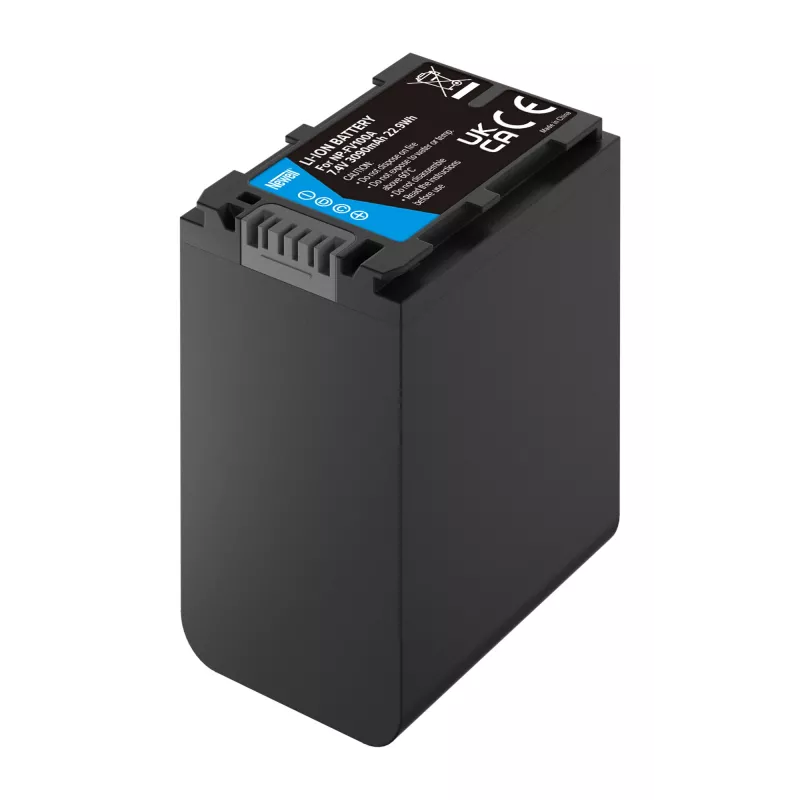 Newell Ersatzakku für Sony NP-FV100A, 3900mAh, 7,2V, Li-Ion, Schwarz