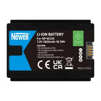 Newell Plus Akku NP-W235 Ersatz für Fujifilm
