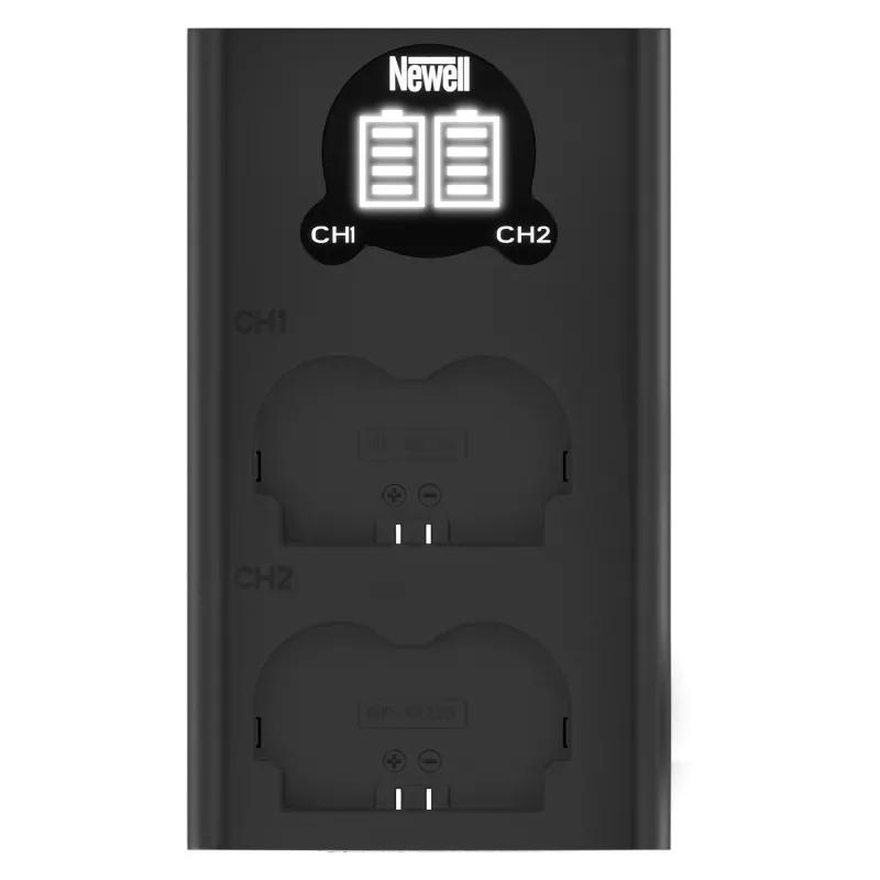 Newell Dual-Channel DL-USB-C Charger für Fujifilm NP-W235 Akkus