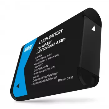 Newell Ersatzakku für Sony NP-BX1, 1000mAh, Li-Ion, Schwarz