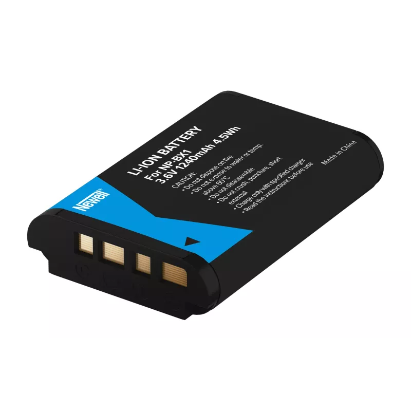 Newell Ersatzakku für Sony NP-BX1, 1000mAh, Li-Ion, Schwarz