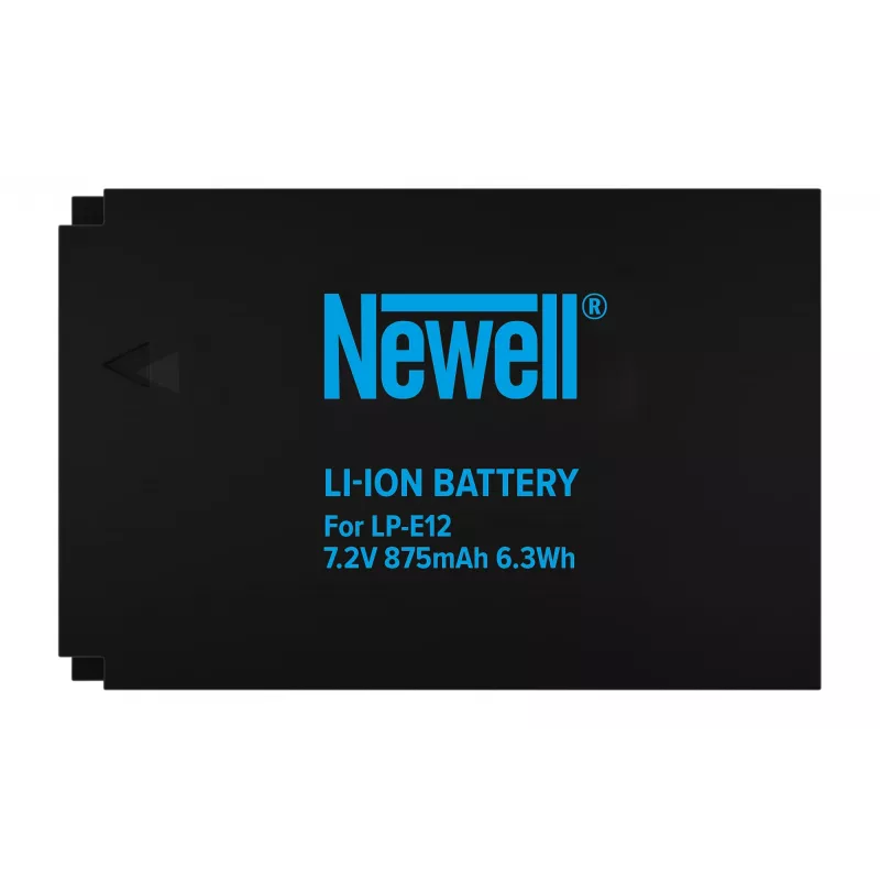 Newell Ersatzakku für Canon LP-E12, 875mAh, 7,2V Li-Ion