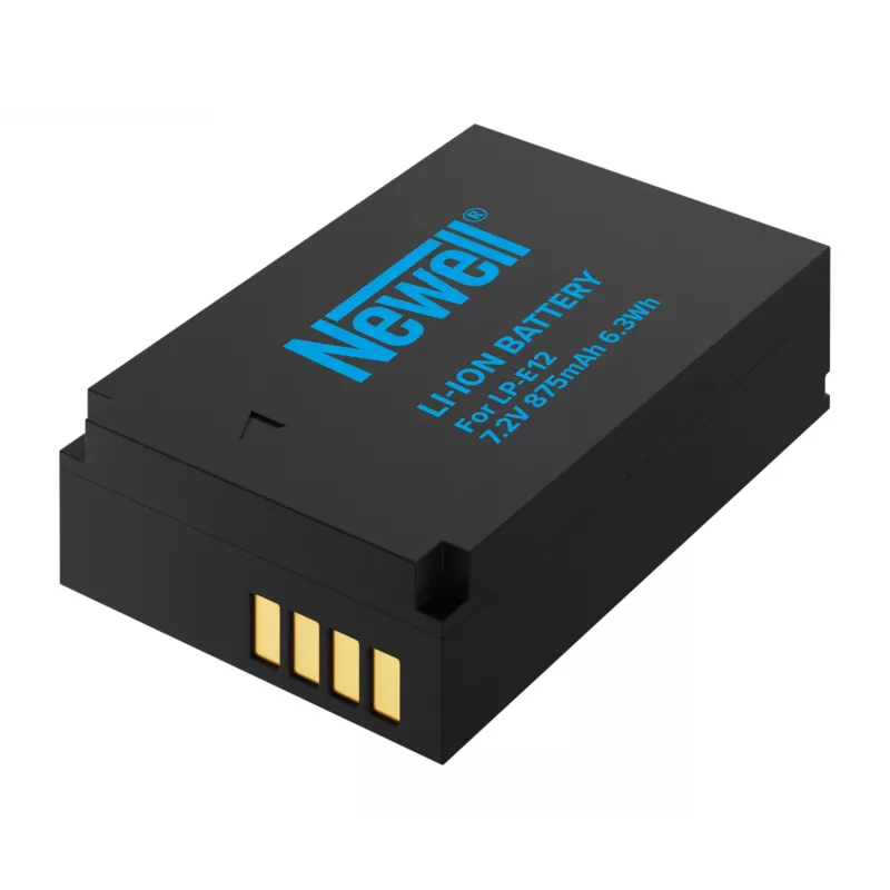 Newell Ersatzakku für Canon LP-E12, 875mAh, 7,2V Li-Ion