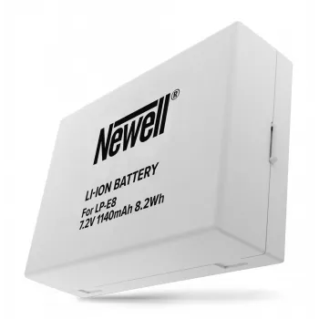 Newell Ersatzakku für Canon LP-E8 (1120mAh, 7,4V, Li-Ion)