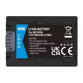 Newell Ersatzakku für Sony NP-FH50 (1000mAh, 7,2V, Li-Ion)