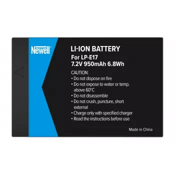 Newell Ersatzakku für Canon LP-E17, 1040mAh, 7,2V Li-Ion