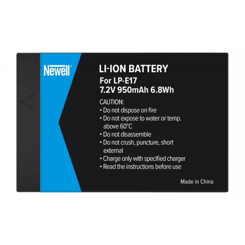 Newell Ersatzakku für Canon LP-E17, 1040mAh, 7,2V Li-Ion