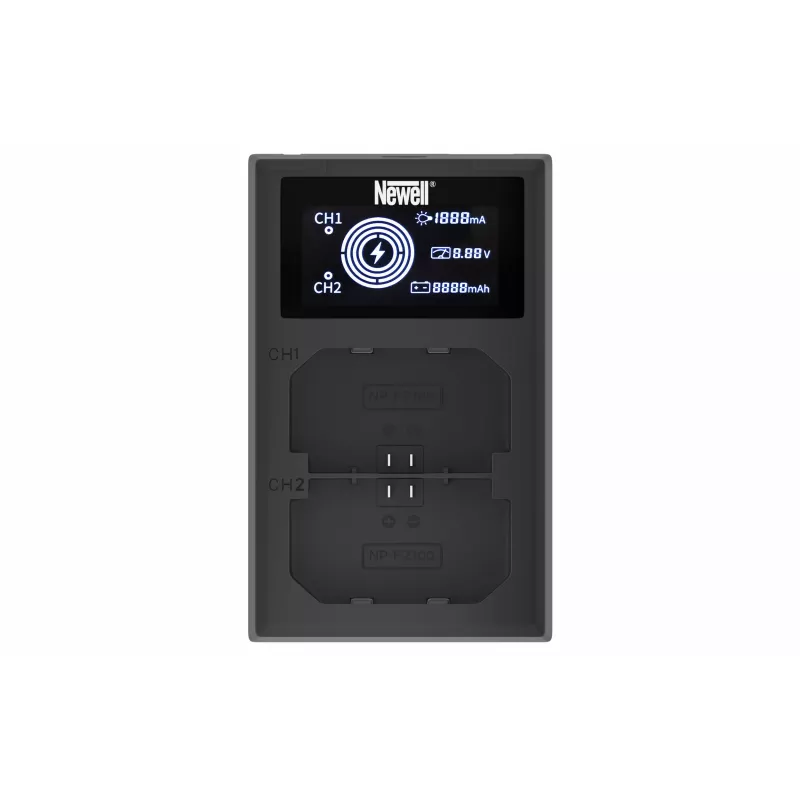 Newell FDL-USB-C Dual-Channel Charger für Sony NP-FZ100 Akkus