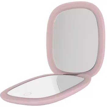 Humanas HS-PM01 Kosmetikspiegel mit LED-Beleuchtung - Pink