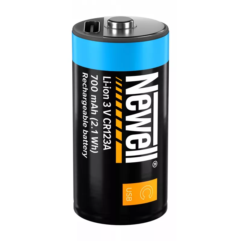 Newell CR123A USB-C Akku 700 mAh 2er-Pack Blister