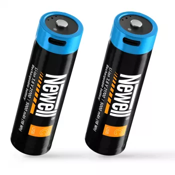 Newell 21700 USB-C 5000 mAh Akku Li-Ion wiederaufladbar (2er-Pack, Blister)