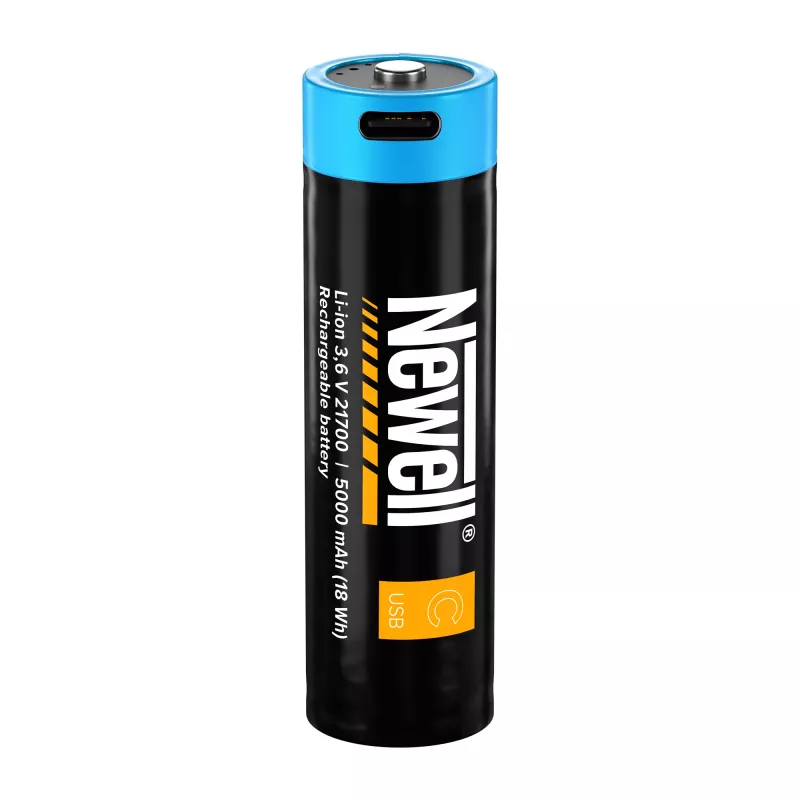 Newell 21700 USB-C 5000 mAh Akku Li-Ion wiederaufladbar (2er-Pack, Blister)