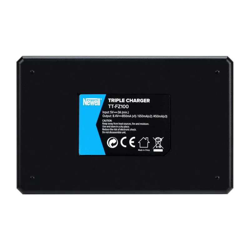Newell TT-USB-C Triple Channel Battery Charger für Sony NP-FZ100