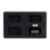 Newell TT-USB-C Triple-Channel Charger für Sony NP-FW50 Akkus