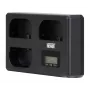 Newell TT-USB-C Triple Channel Charger für Canon LP-E6 Akkus