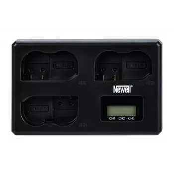 Newell TT-USB-C Triple-Channel-Ladegerät für Nikon EN-EL15-Akkus