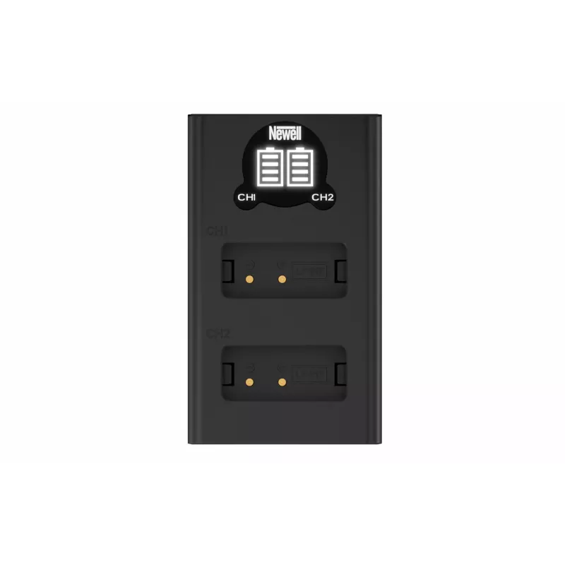 Newell DL-USB-C Dual-Channel USB-C Ladegerät und LP-E17 Akku-Set für Canon