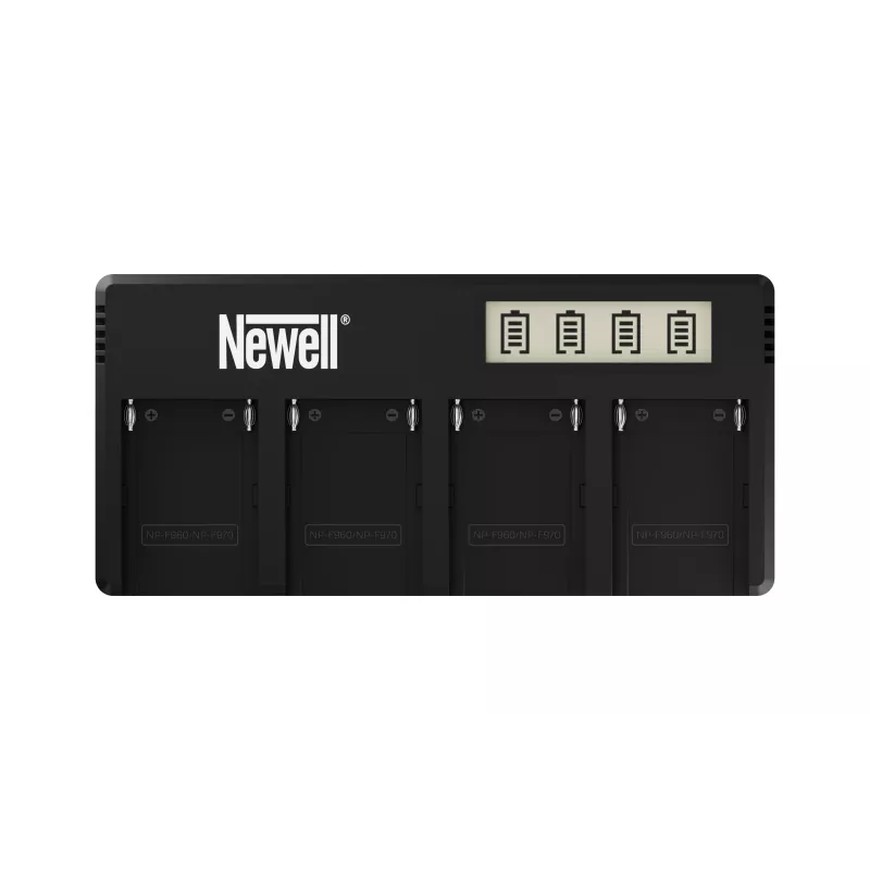 Newell DF-4CH Quad-Channel Ladegerät für Sony NP-F Serie