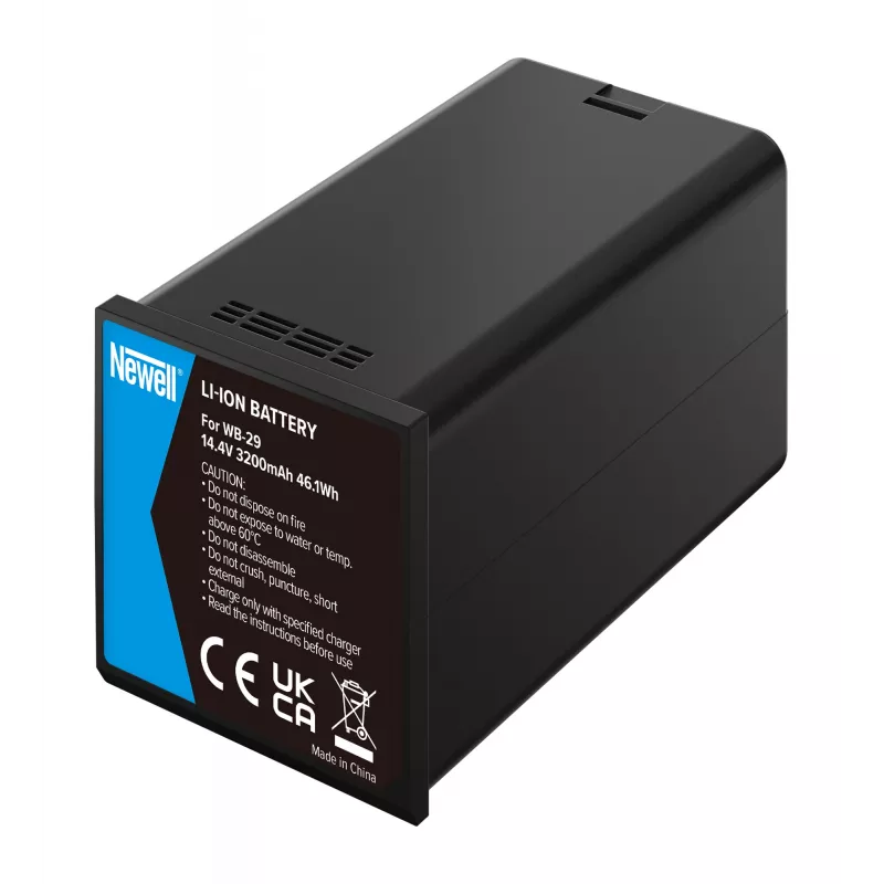 Newell Ersatzakku WB29 für Godox AD200