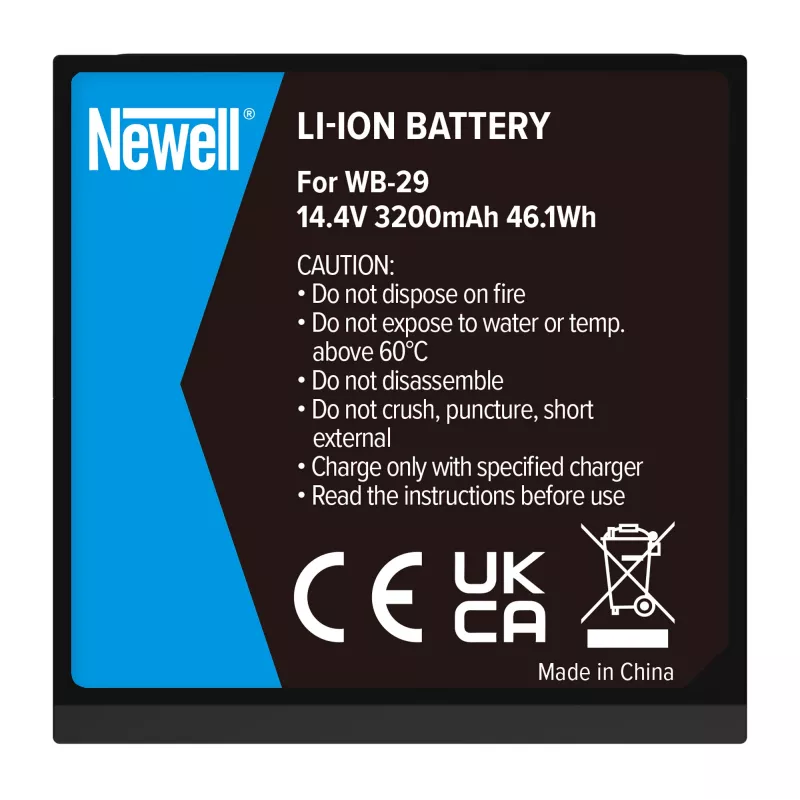Newell Ersatzakku WB29 für Godox AD200