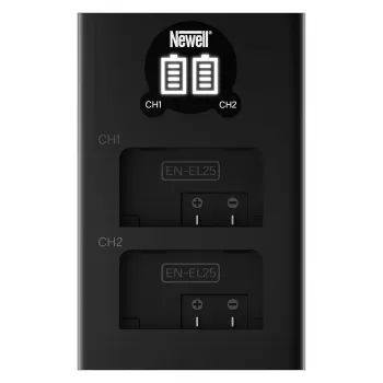 Newell DL-USB-C Dual-Channel Battery Charger für Nikon EN-EL25