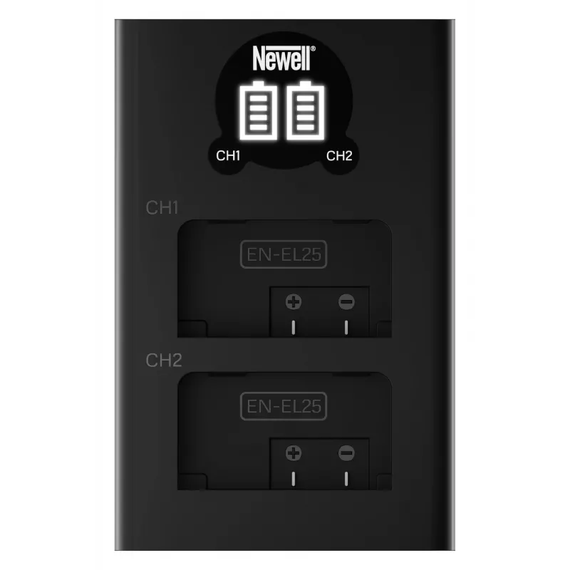 Newell DL-USB-C Dual-Channel Battery Charger für Nikon EN-EL25