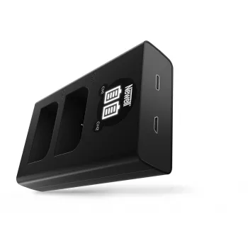 Newell DL-USB-C Dual Channel Ladegerät für Olympus BLX-1 Akkus