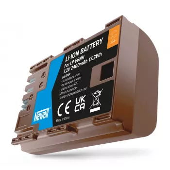 Newell Ersatzakku LP-E6NH USB-C für Canon