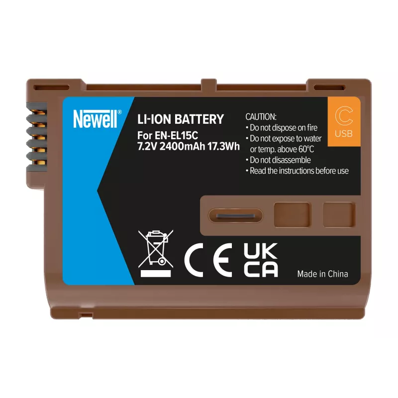 Newell Ersatzakku EN-EL15C mit USB-C für Nikon