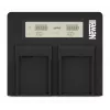 Newell Dual-Channel DC-LCD Battery Charger für Panasonic VW-VBD29/VBD58/VBD78