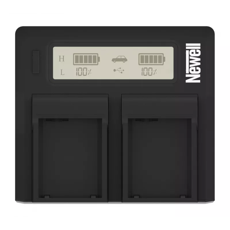 Newell Dual-Channel DC-LCD Battery Charger für Panasonic VW-VBD29/VBD58/VBD78