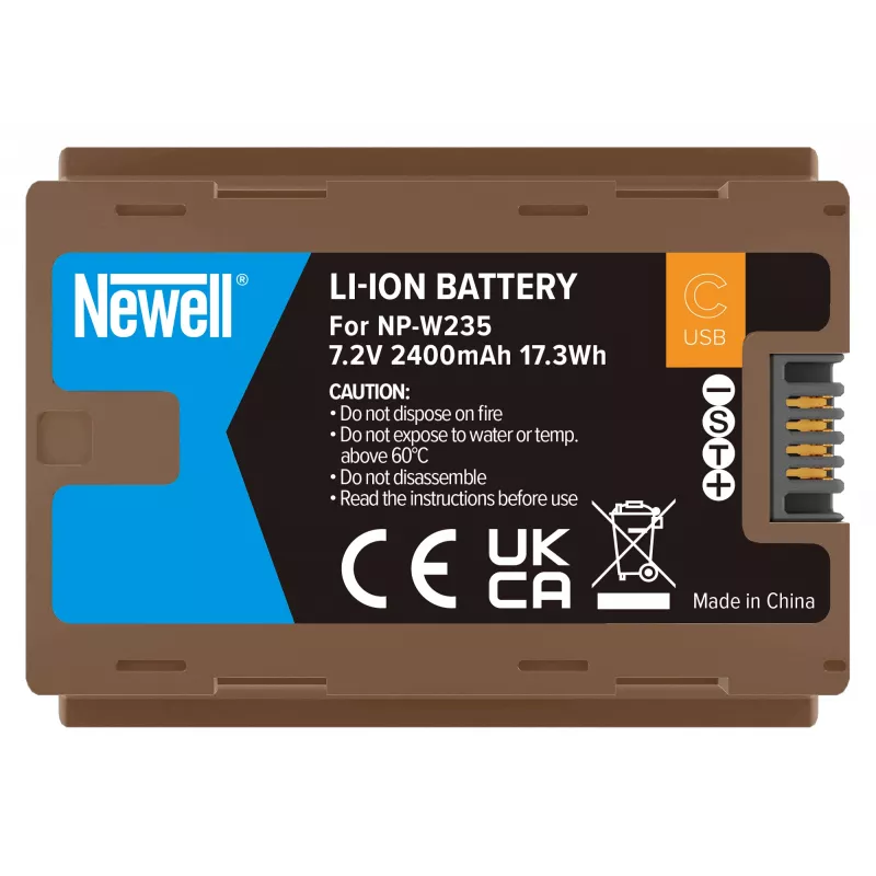 Newell NP-W235 USB-C Ersatzakku für Fujifilm