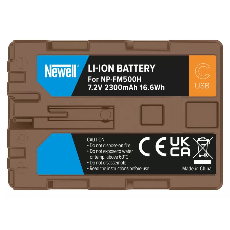 Newell NP-FM500H Ersatzakku mit USB-C für Sony