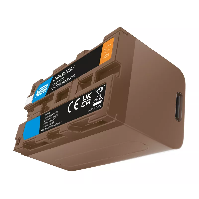 Newell NP-F770 Ersatzakku mit USB-C für Sony