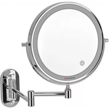 Humanas HS-BM01 LED-Spiegel, Silber