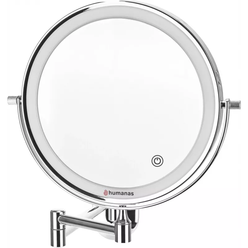 Humanas HS-BM01 LED-Spiegel, Silber