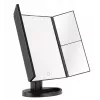 Humanas HS-ML04 LED-Schminkspiegel, Schwarz