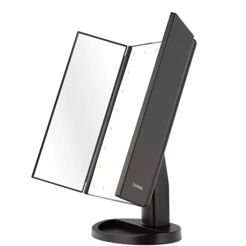 Humanas HS-ML04 LED-Schminkspiegel, Schwarz