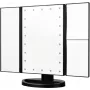 Humanas HS-ML04 LED-Schminkspiegel, Schwarz