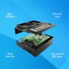 Newell DC-LCD Dual-Channel Charger für Panasonic DMW-BLK22 Akkus