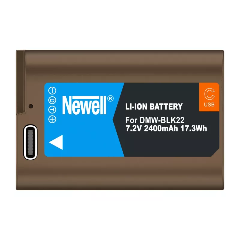 Newell Ersatzakku DMW-BLK22 USB-C für Panasonic