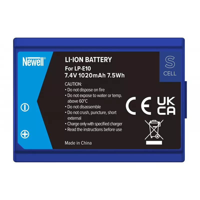 Newell SupraCell Protect Ersatzakku LP-E10 für Canon