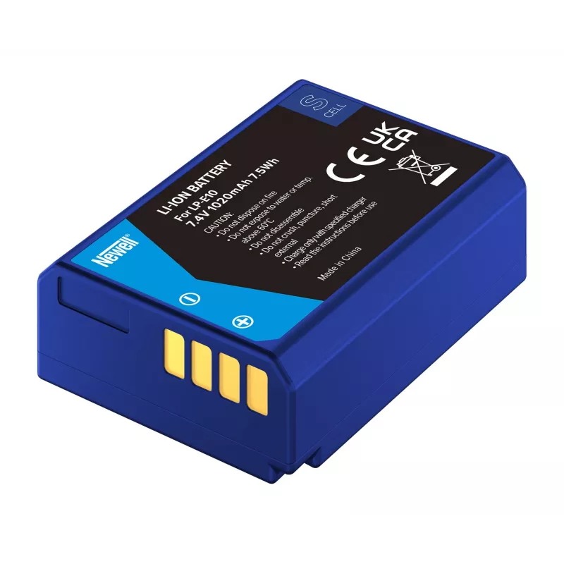 Newell SupraCell Protect Ersatzakku LP-E10 für Canon