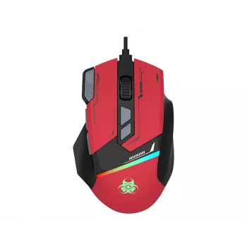 Tracer GameZone Spectra RGB kabelgebundene Gaming-Maus, 7200 DPI, rot (TRAMYS47839)